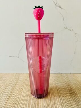 Starbucks Pink Collection Strawberry Cold Cup Tumbler